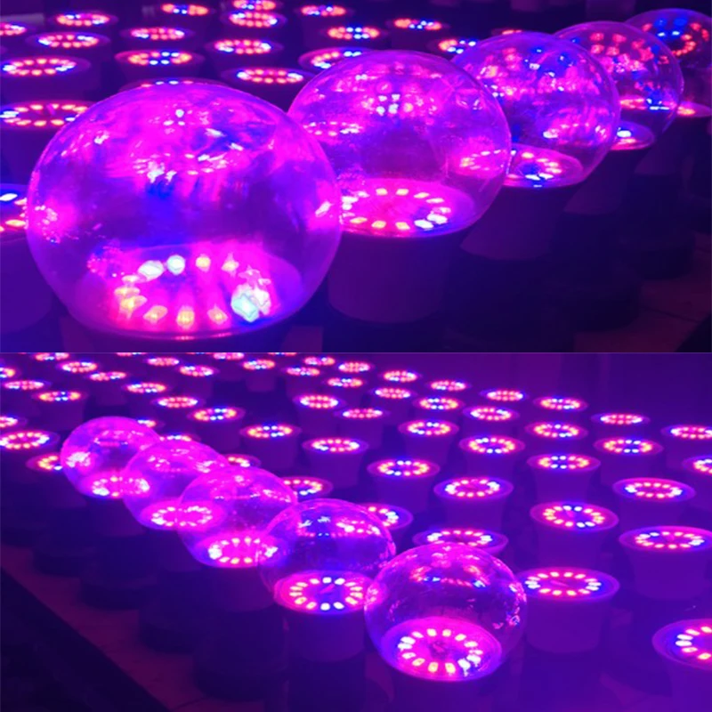 4 ШТ/Лот Новейший IP65 Светильник для роста растений E27 AC85-265V Фитолампа Полный спектр светодиодных ламп для выращивания растений в палатке.