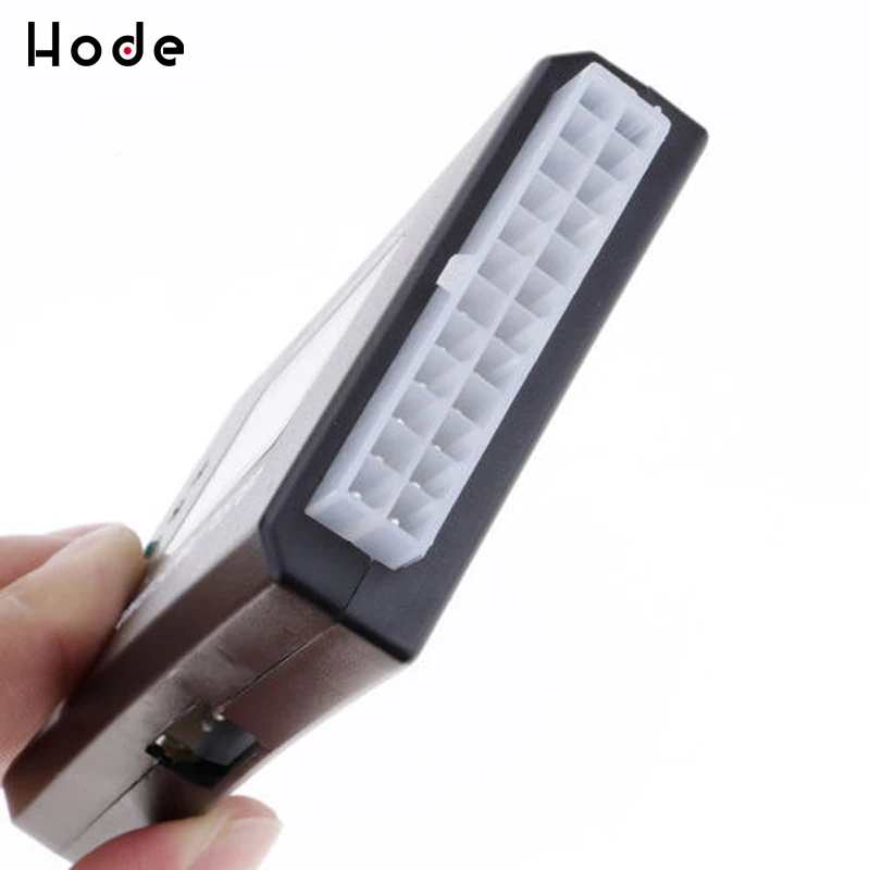 Цифровой ЖК-дисплей пк компьютер 20/24 Pin тестер источника питания Проверка