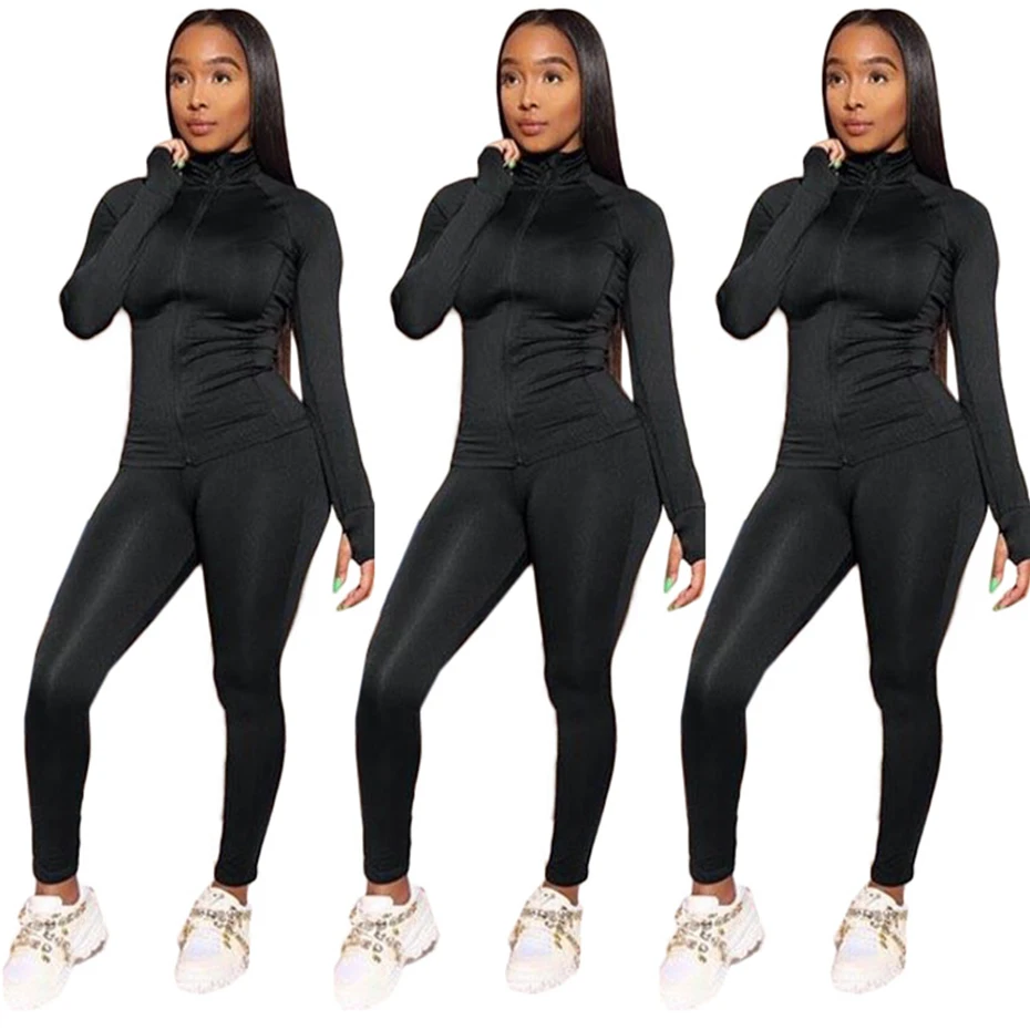 

Piece Set Women Tracksuit Autumn Winter Clothes Long Sleeve Top+Jogger Pant Sweatsuit Matching Sets Two Piece Outfits