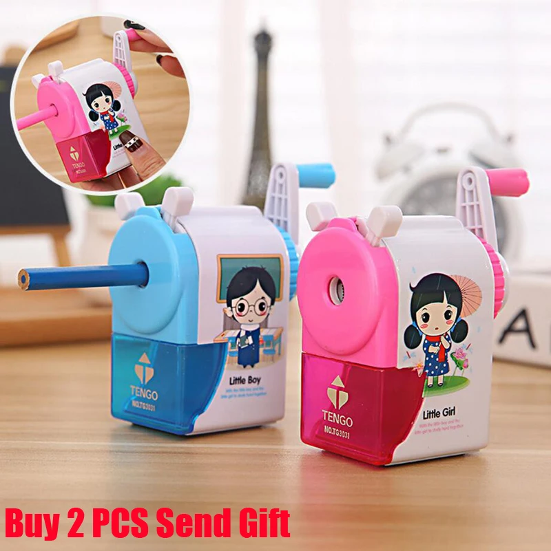 Классический дизайн красивая качественная мультяшная Студенческая точилка для