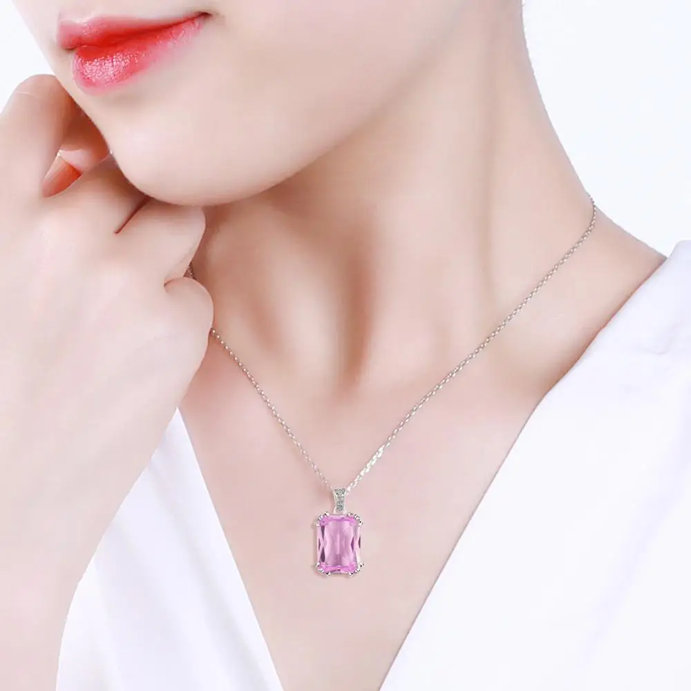 2020 Подвески Серебро 925 Оригинальные Серебряные Kawaii розового цвета с украшением в