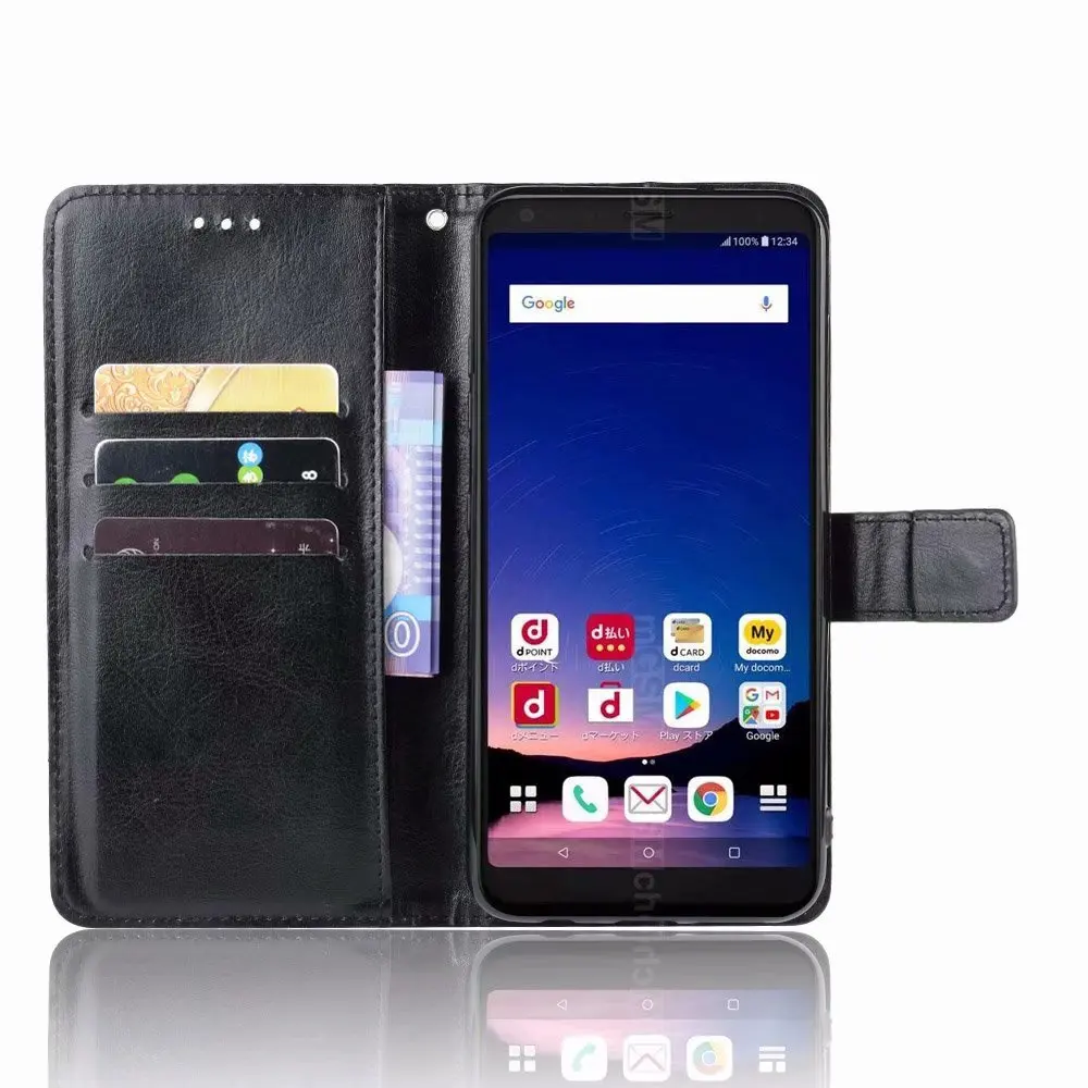 Для LG STYLE 2 L-01L чехол для телефона 2L-01L роскошный Флип кожаный чехол-бумажник