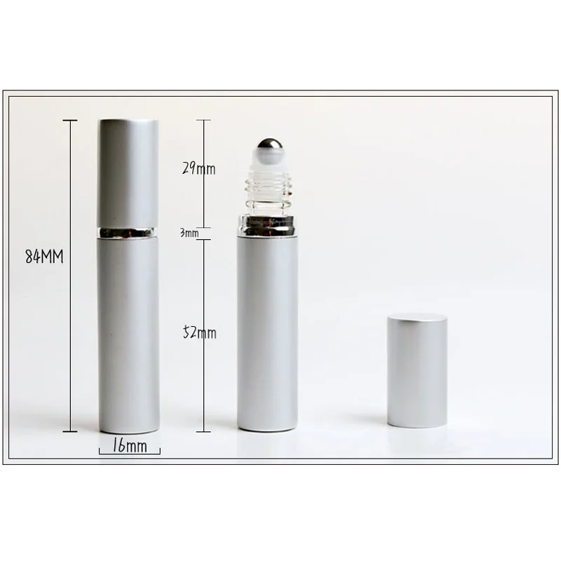 8ml Travel Pot Portable Empty Refillable Makeup Container Roll on Bottle For Essential Oil Fragrance Liquid | Красота и здоровье