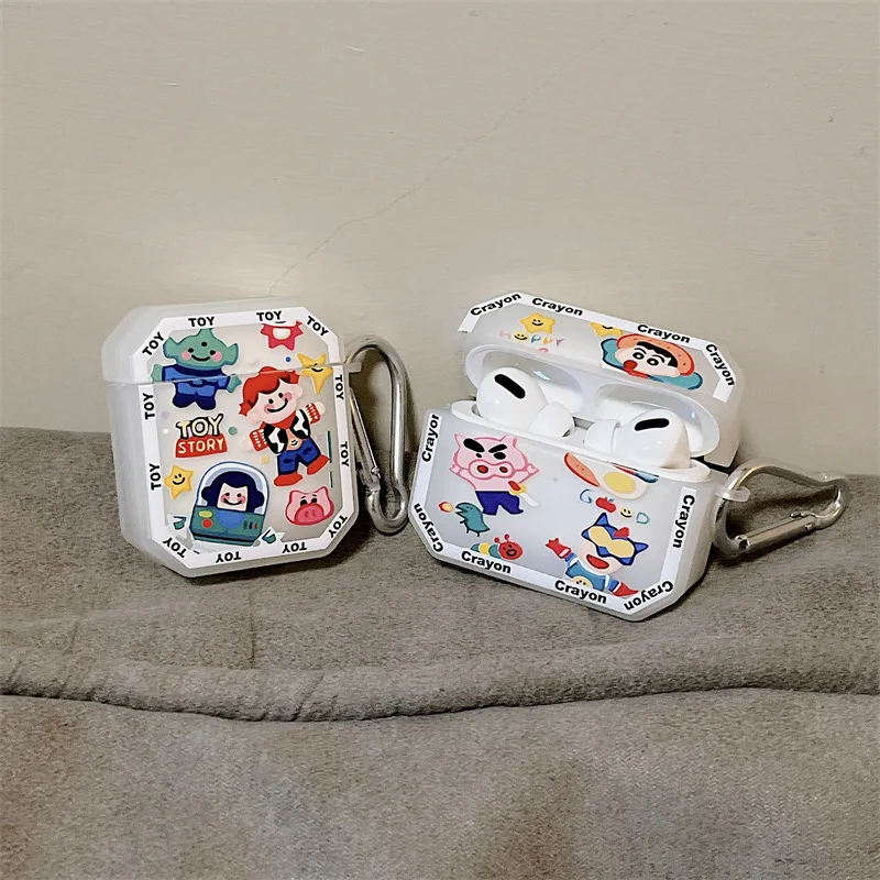 

Cartoon Octagonal 2021 AirPods 3 Case Apple AirPods 2 Case Cover AirPods Pro Case IPhone Earphone Accessories Air Pod Case