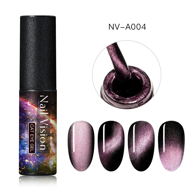 EES07647 Nail Vision 9D кошачий глаз УФ-Гель-лак Хамелеон для использования с магнитом впитывающийся Гель-лак для дизайна ногтей 5 мл долговечный Гель-лак для дизайна ногтей DIY - Цвет: EES07647