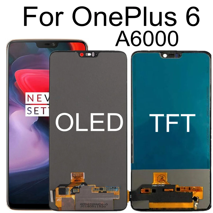 6 41 &quotЖК дисплей для мобильного телефона Oneplus 6t ЖК Дисплей + кодирующий