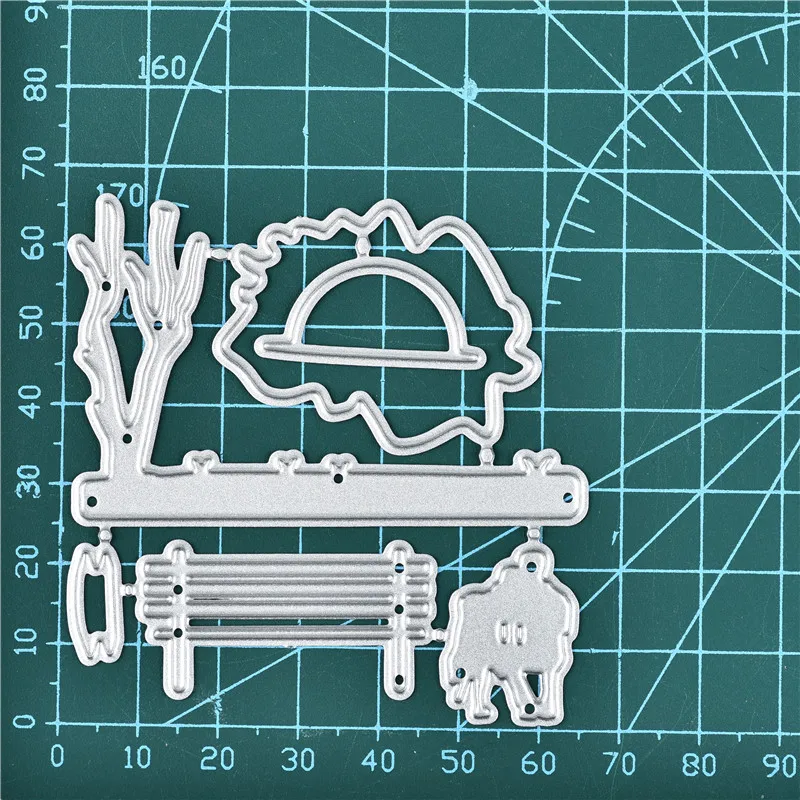 Naifumodo Lovers Seat on Park Bench Metal Cutting Dies 2019 for Craft Scrapbooking Album Embossing Stencil Die Cut Paper Decor | Дом и сад
