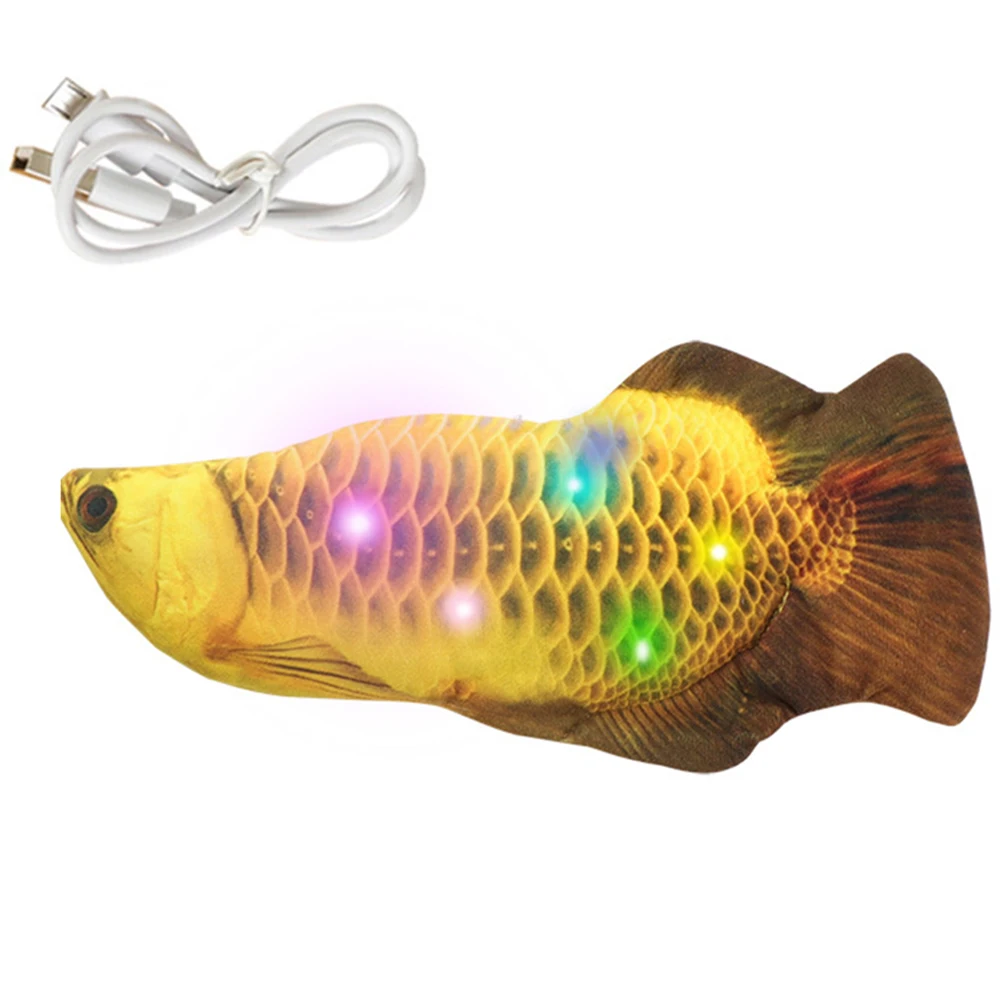 Игрушка для кошек товары домашних животных электрическая подвижная рыба