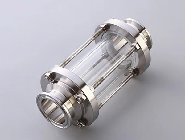 

Free shipping 38mm 1-1/2" Pipe OD 304 Stainless Steel Sanitary Fitting 1.5" Tri Clamp Clover Flow Sight Glass for Homebrew Diary