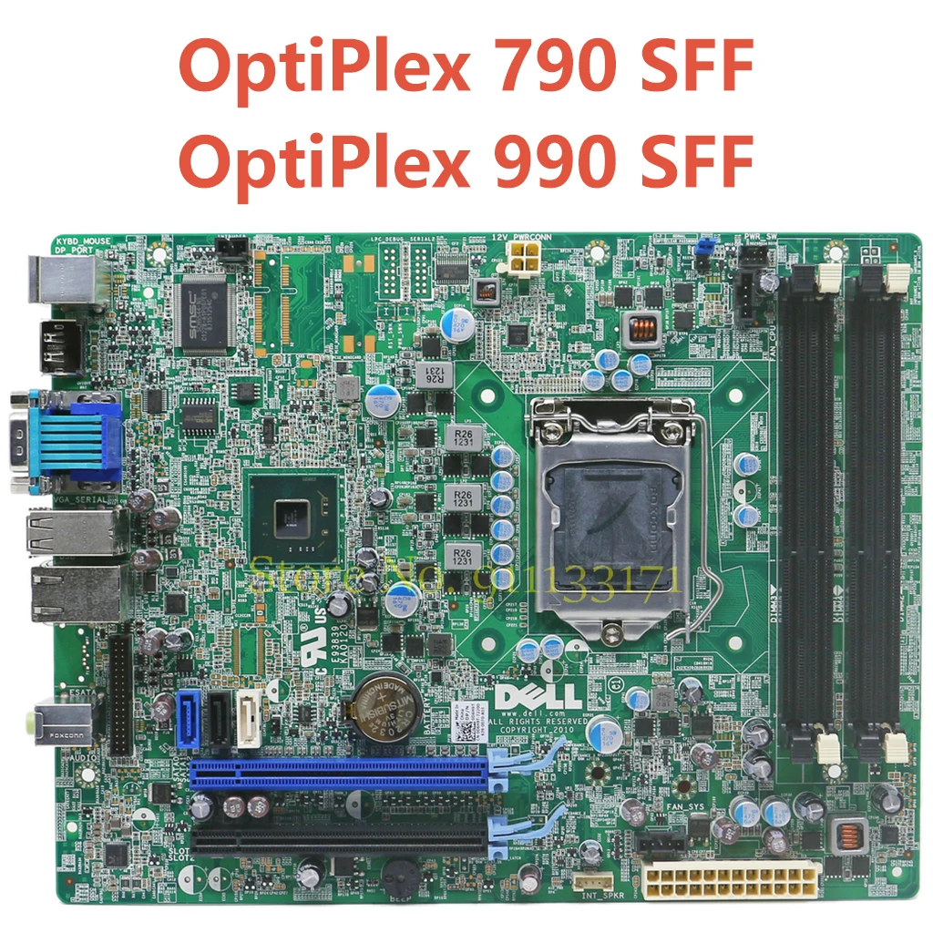 

NEW FOR DELL Optiplex 990 790 SFF Desktop Motherboard 0D6H9T D6H9T LGA1155 DDR3 100%Tested