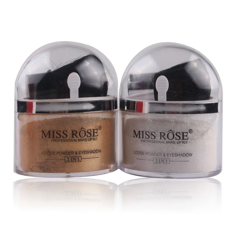 Miss Rose diamond glitter highlighter powder Золотой Серебряный пигмент стойкий водостойкий