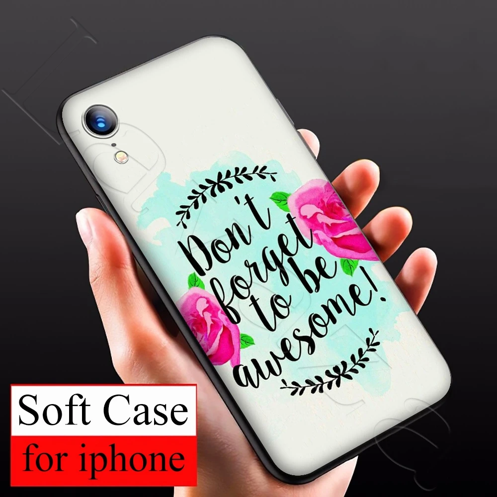 Прозрачный силиконовый мягкий чехол Lavaza BE Amazing для iPhone 12 Mini 11 Pro XS Max XR X 8 7 6 6S Plus 5 5S SE