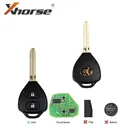 Xhorse XKTO05EN проводной универсальный дистанционный ключ для Toyota Style плоский 2 кнопки для VVDI VVDI2 ключ инструмент 1 шт.