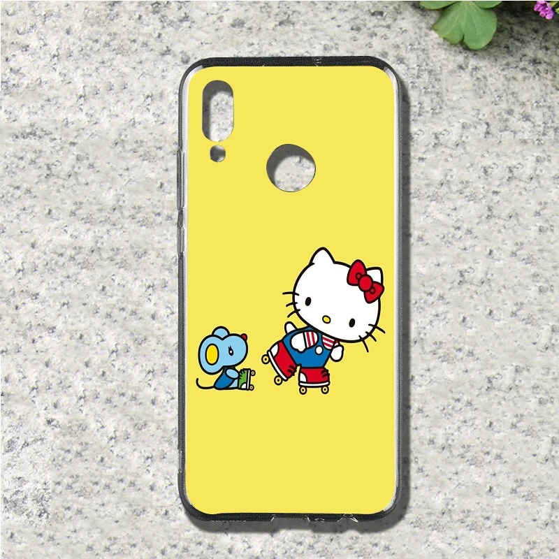 NO.3 Чехол для телефона hello kitty чехол для Huawei P7 P8 lite P9 lite mini P10 Plus P20 Lite P30 Pro мягкий чехол из ТПУ - Цвет: NO.3