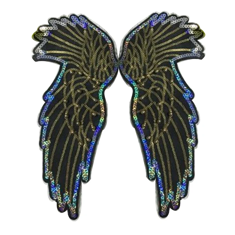 Модная одежда для женщин Diy Панк Байкер патч уличная культура значок 280 мм крылья