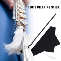flute cleaning rod woodwind instruments accessories 14 inch with cleaning cloth musical enjoyable instrument supplies