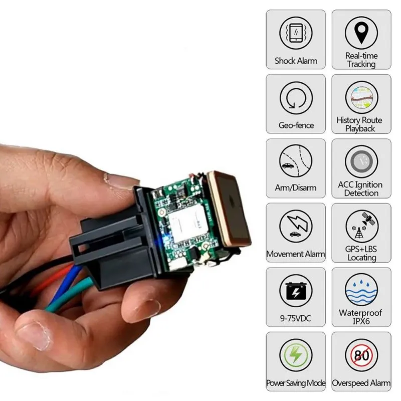 Автомобильное реле противоугонное устройство GPS-трекер локатор слежения за