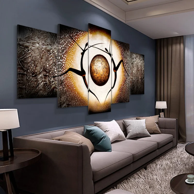 Картина на холсте 5 шт. модульные картины настенная живопись HD печать холст