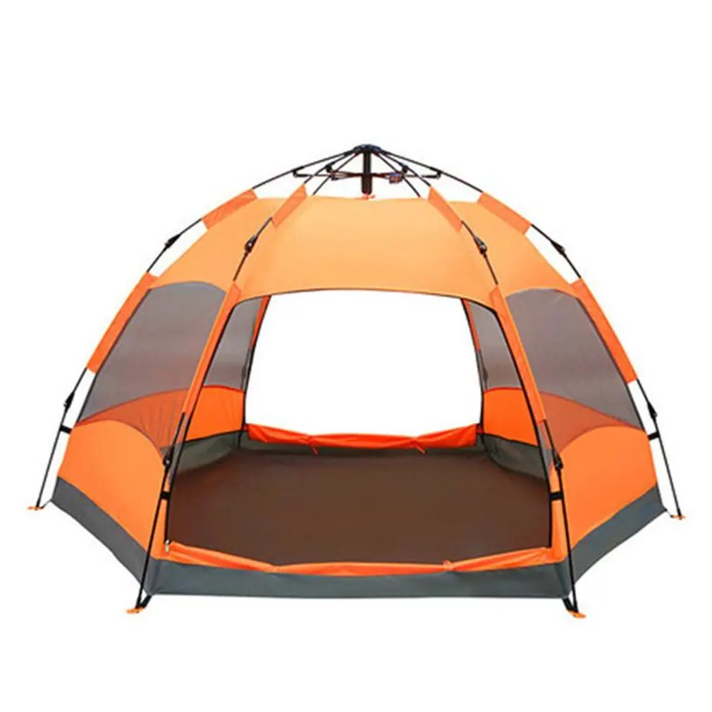 

4-7 Person Dome Automatic Tent, Easy Instant Setup Protable Camping Pop-Up 4 Seasons Backpacking Family Travel Tent