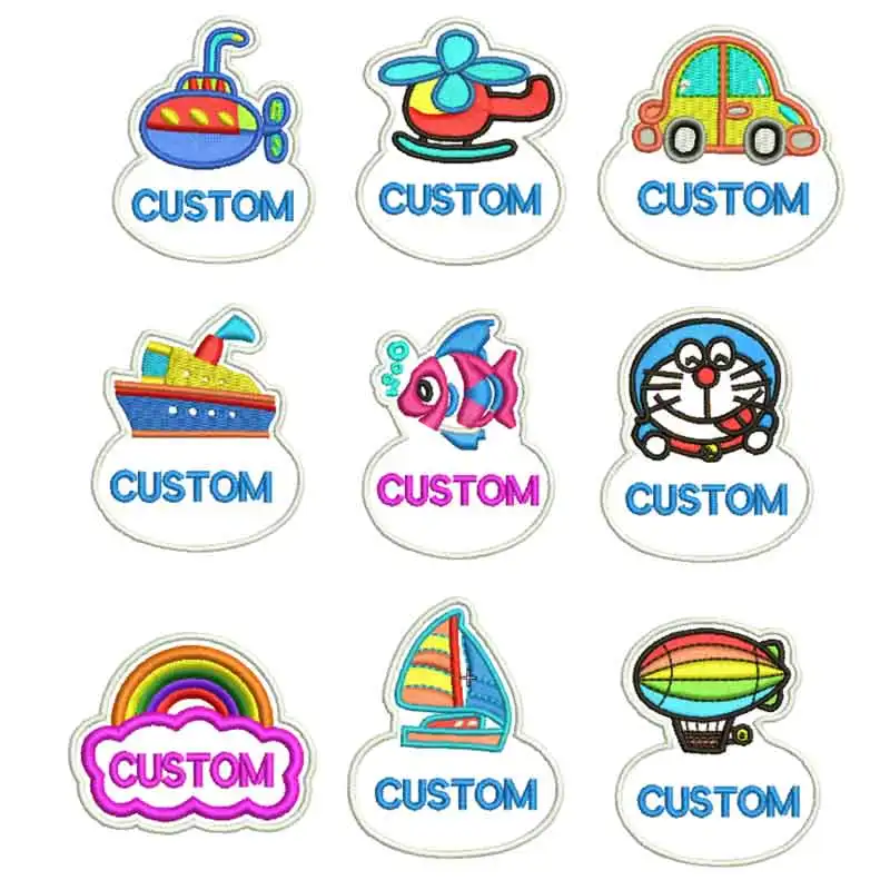 Индивидуальный патч с именем ребенка для детского сада детские наклейки вышивки