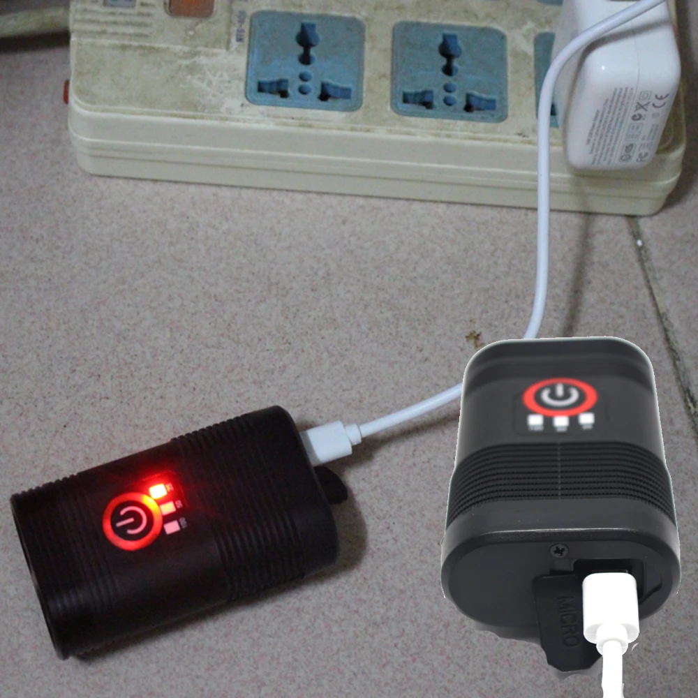 5000 Люмен USB велосипедный светильник 5 режимов Светодиодный светильник-вспышка Водонепроницаемый Многофункциональный USB Перезаряжаемый Встроенный светодиодный светильник s велосипедный светильник