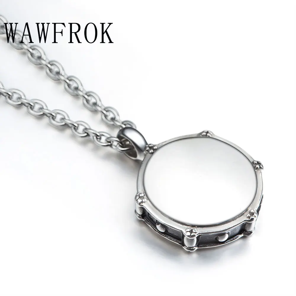 Мужские модные ожерелья музыка Los Collares Rockers Jazz группы барабанщики 316L цепь из
