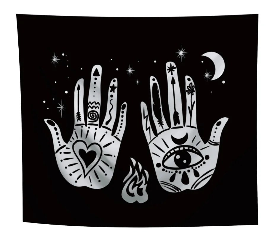

Jayi Skull Series Mandala Carpet Home Tapestry Wall Hanging Wall Decoration Beach Towel Beach Yoga Boho Decor Tapestry 245GT