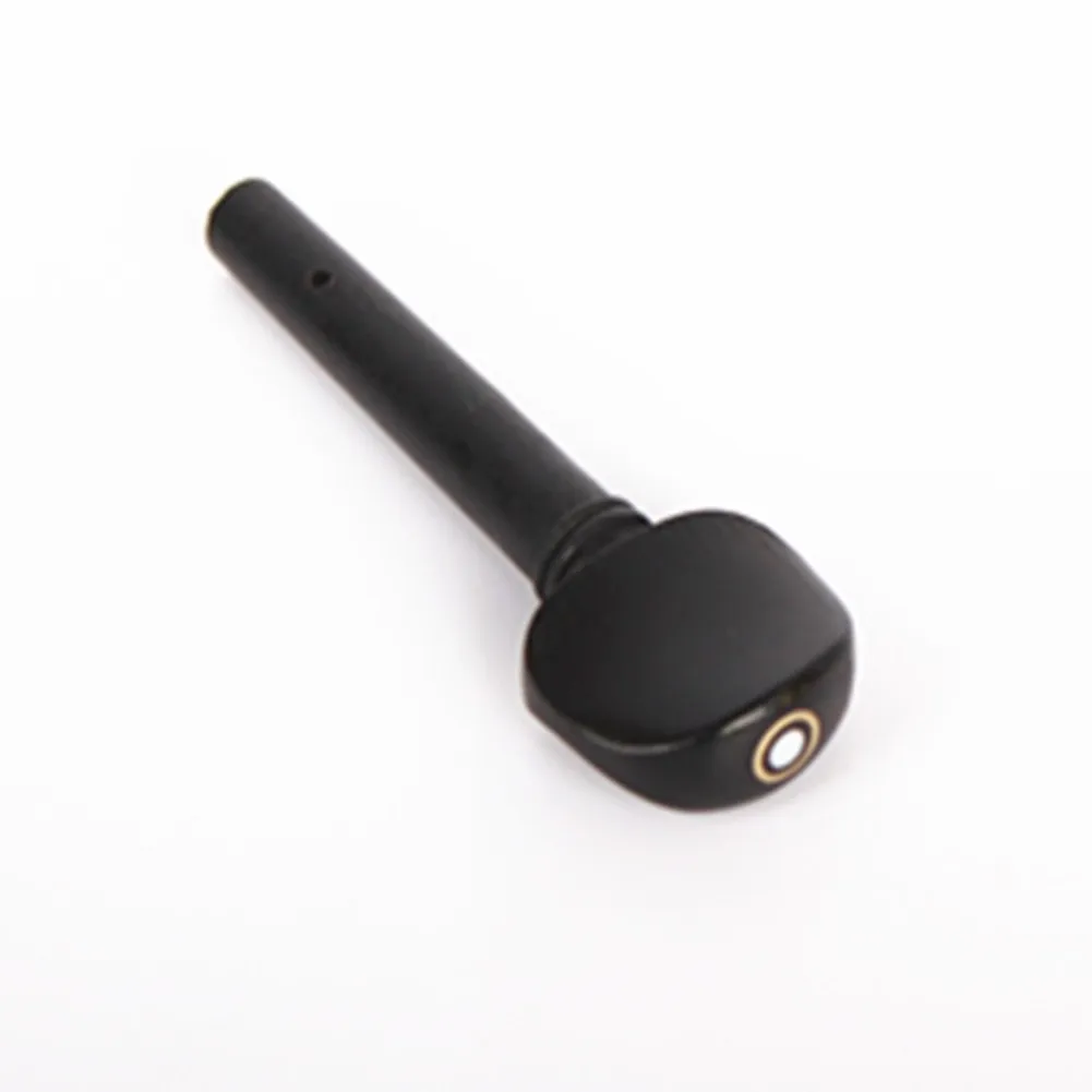 

4Pcs Ebony Wood Violin Tuning Pegs Chin Rest End Pin Tuner Tailpiece Set Violins Adjusted Improved Tone Replace Tool Accessories