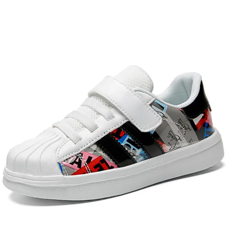 

High Quality Running Kids Small White Shoes Flats Chaussure Street Dance Style Children's Sneakers Boys Basketball Sports Shoes