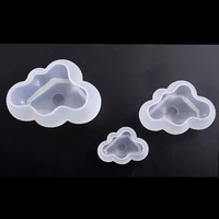 diy silicone clouds shape molds fondant ice cube mould handmake soap 3d candle molds baking cake decoration tool