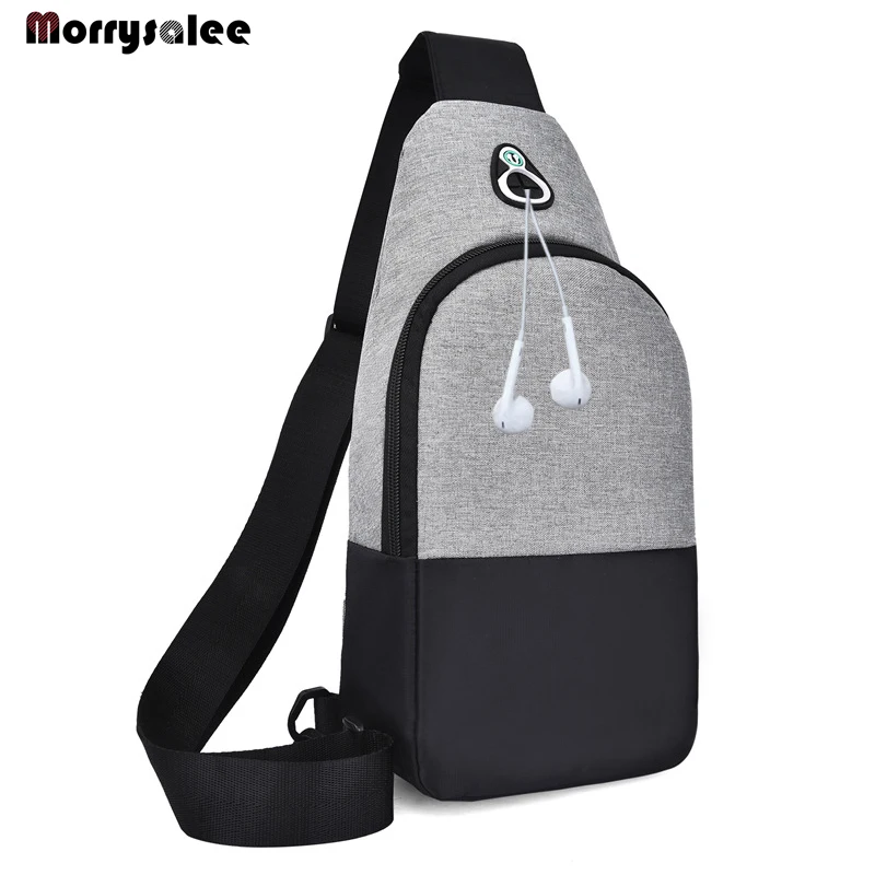 Men's Messenger Bags Multi-pocket Sling Shoulder Casual Chest Pack Travel Crossbody Male | Багаж и сумки