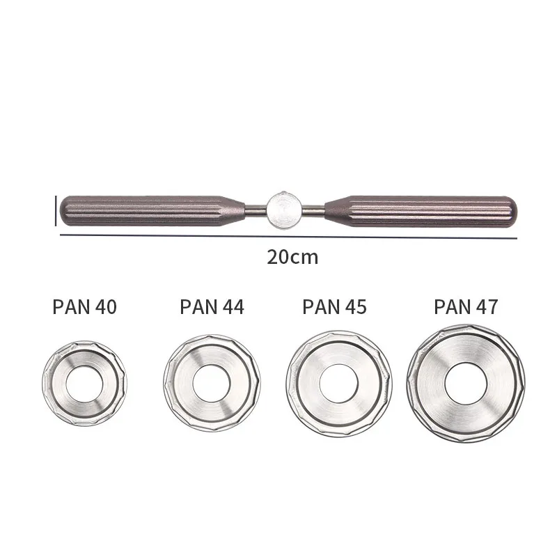 Stainless Steel Watch Case Opener Screw Back  Removal  Die for PAN Watch 40MM 44MM 45MM 47MM
