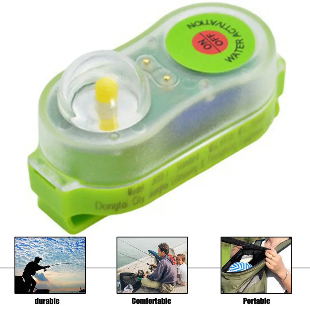 Surfing Life Jacket Light LED Lithium Vest Seawater Self-Lighting Saving Flashlight Conspicuous Attract | Спорт и развлечения