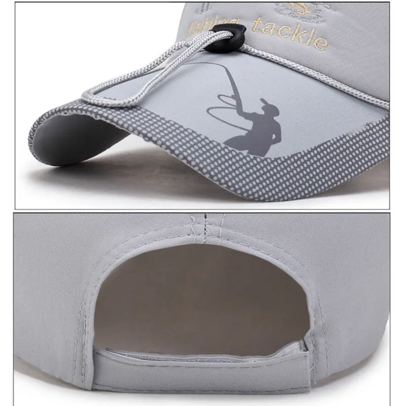 

Fishing Hat Cap Outdoor Sports Hats Hiking Visor UV Protection Men Women Adjustable Breathable Golf Caps