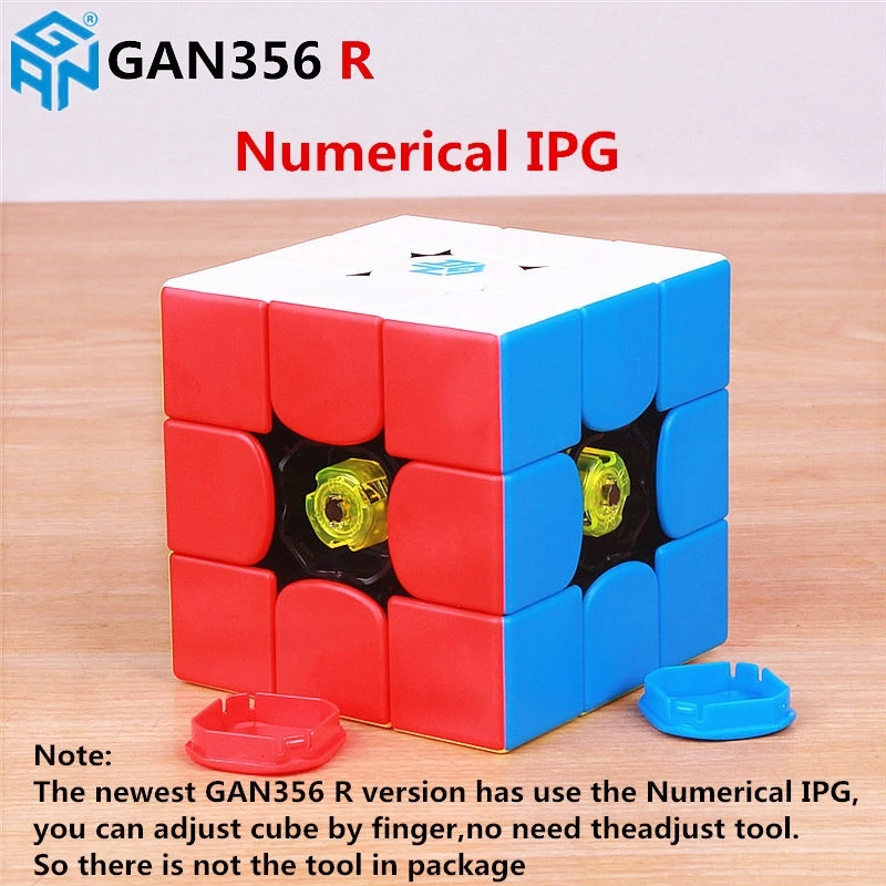 

GAN 356 R S 3x3x3 Speed Magic Cube Stickerless GAN CUBE Professional GAN356 R Puzzle Toys Educational Toys for Children
