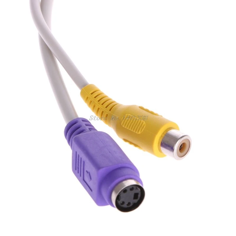 Новейший VGA Male к TV S-Video RCA AV конвертер кабель адаптер оптовая продажа и Прямая
