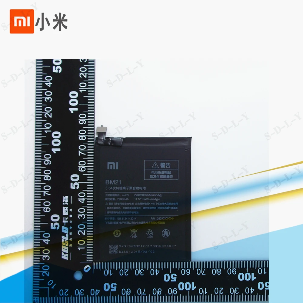 Оригинальный сменный аккумулятор XiaoMi для Redmi Note Mi 5 7 &quotRedrice BM21 натуральная - Фото №1