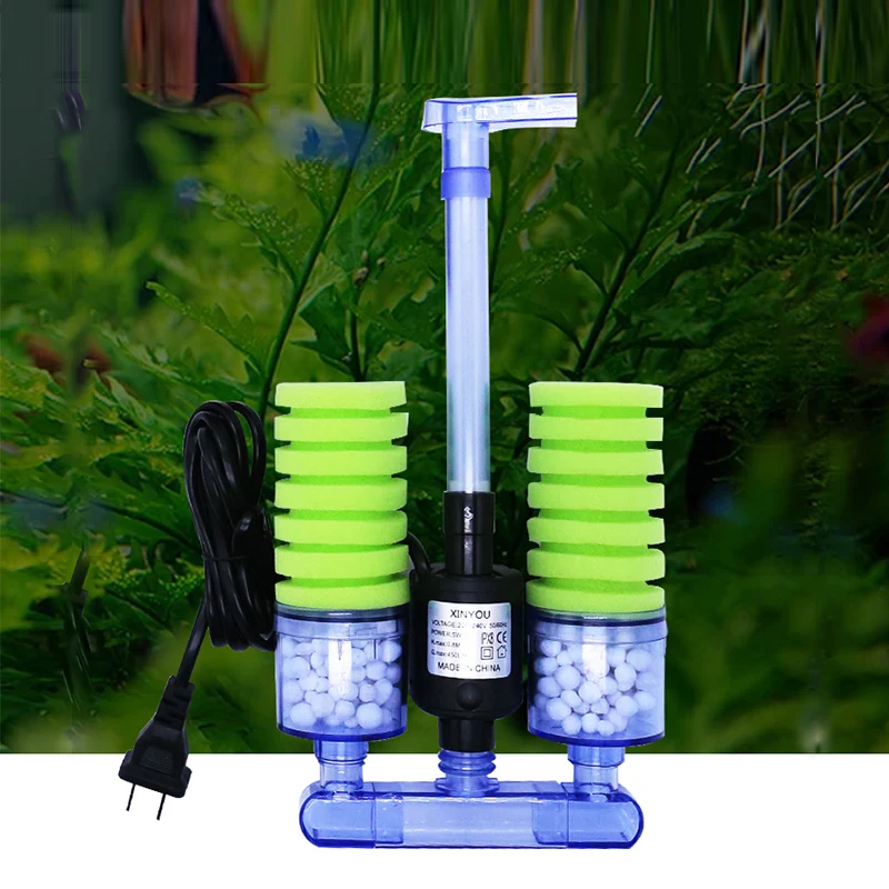 Sunsun Aquarium Filter Pump Biochemical Sponge biological ball Filter for Aquarium fish tank filter pump nozzle spray water pump