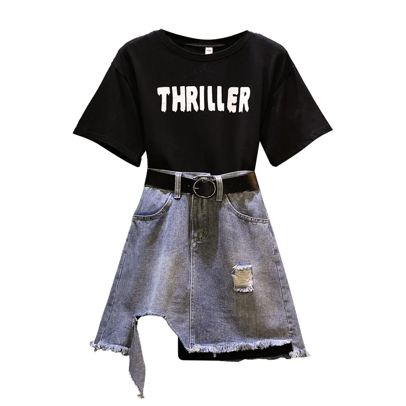 2019 Летняя женская одежда большого размера Футболка с принтом толстой сестры +