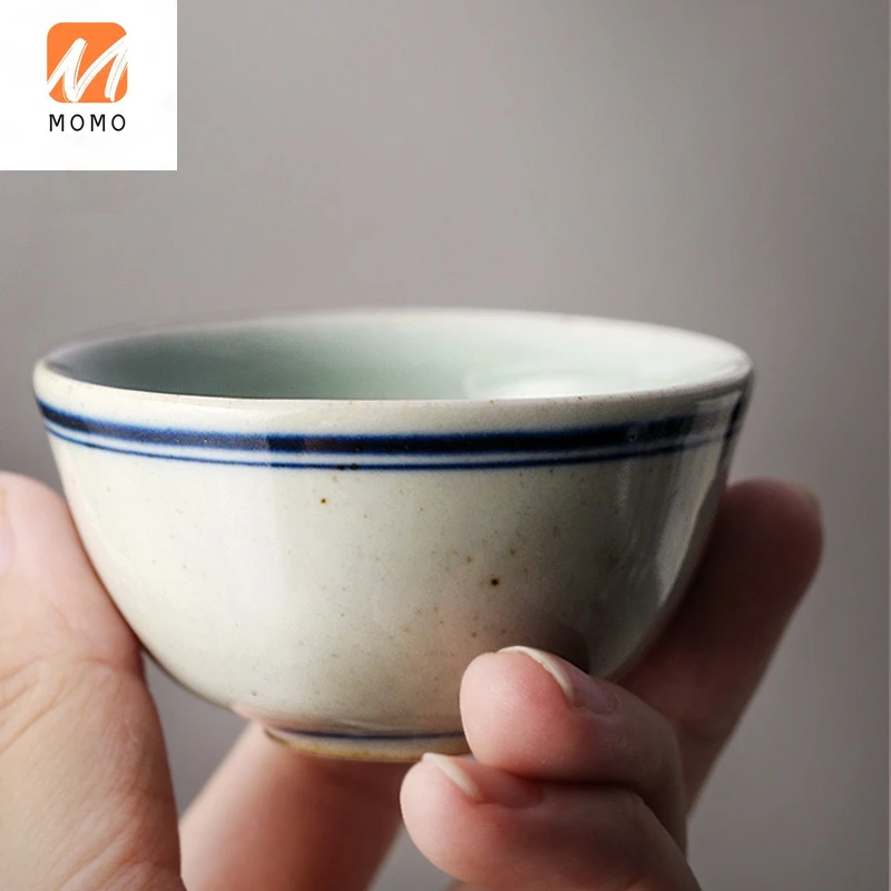 

Tea Set Stoneware Teapot Glass Cup Retro Tea Cup Tea Set Household Teapot