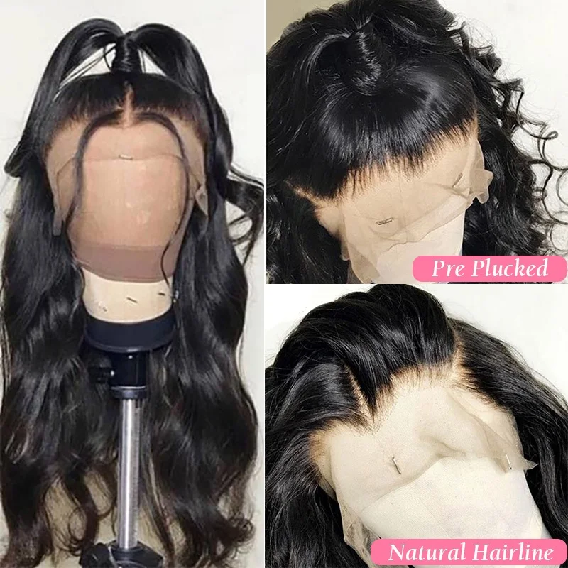 150% плотность объемная волна Синтетические волосы на кружеве человеческих волос