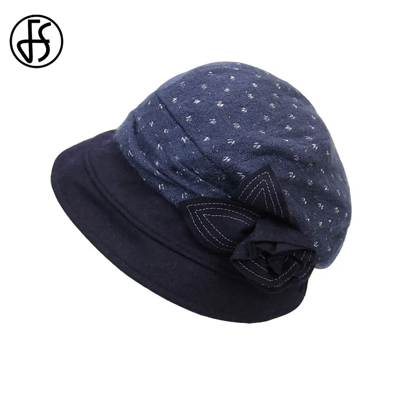 FS Французский Берет шапки синего оранжевого верблюжьего цвета зимняя женская