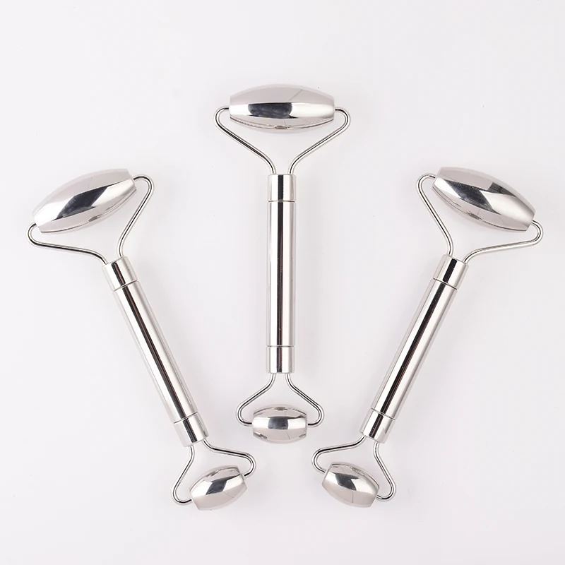 

Stainless Steel Facial Roller Gua Sha Tool Set Face Care Massage Neck Beauty Health Anti Wrinkle Cellulite Skin Detox Massager