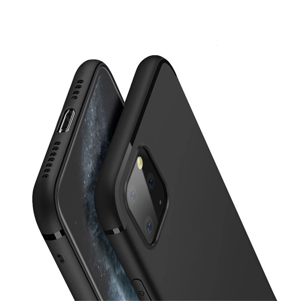 Ультратонкий чехол на айфон 12 mini 11 Pro Xs Max мягкий силиконовый матовый XR X SE 2020 iPhone 5 5S