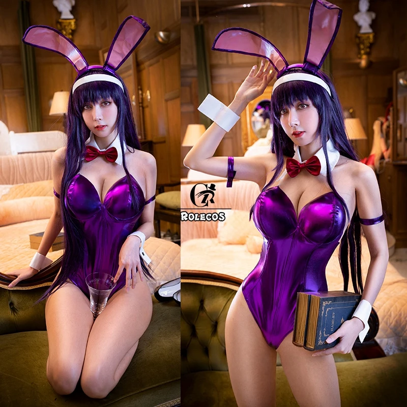 Костюм для косплея ROLECOS Utaha Kasumigaoka женский сексуальный комбинезон в виде кролика