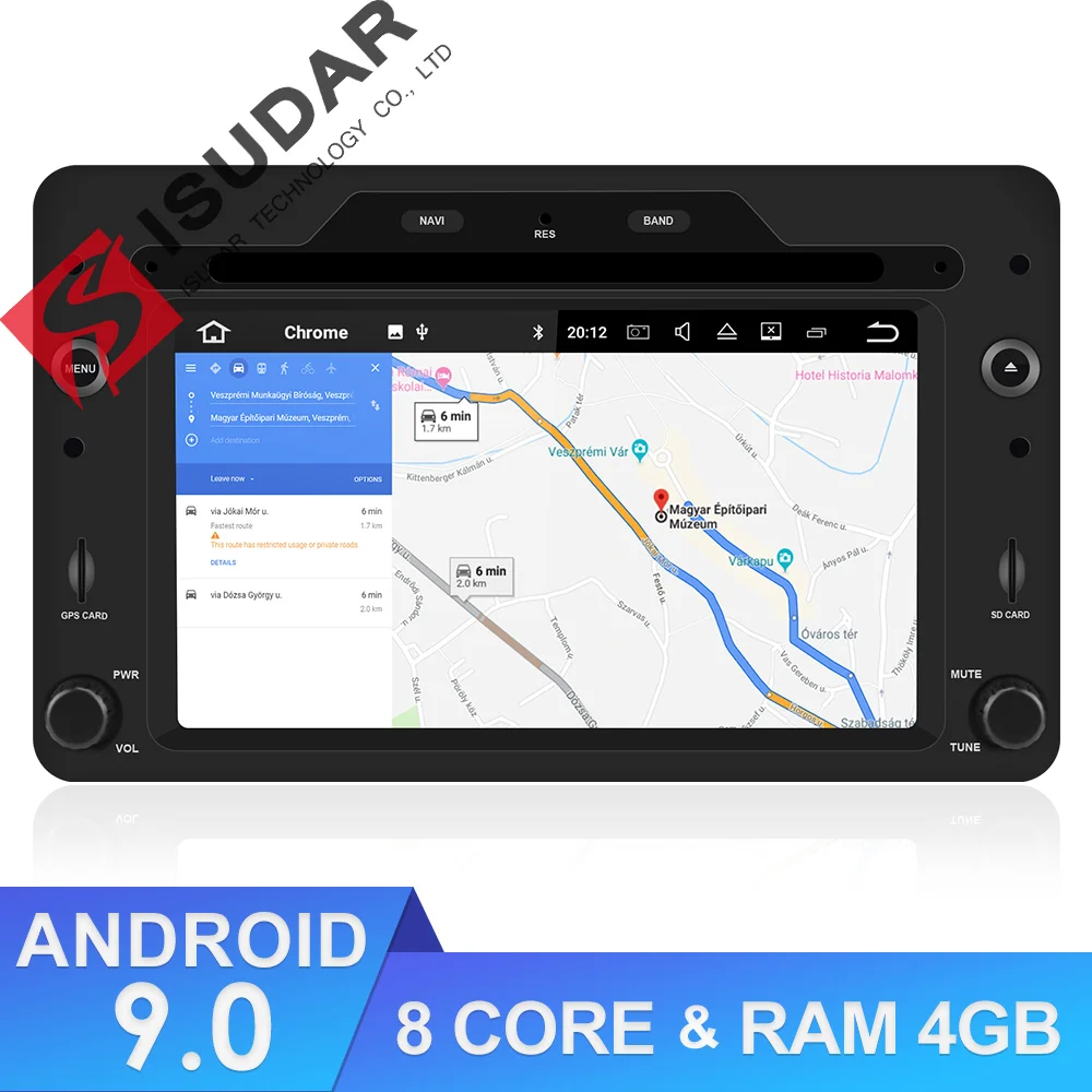 Isudar 1 Din Android 9 Automotivo радио для Alfa/Romeo/Spider/Brera/159 Sportwagon автомобильный мультимедийный