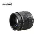 Объектив GloryStar 50 мм F1.4 CC TV Фильмы + C крепление + макрокольцо для Canon EOS EF EFS DSLR камеры 5D 6D 7D II III 70D 80D C-EOS