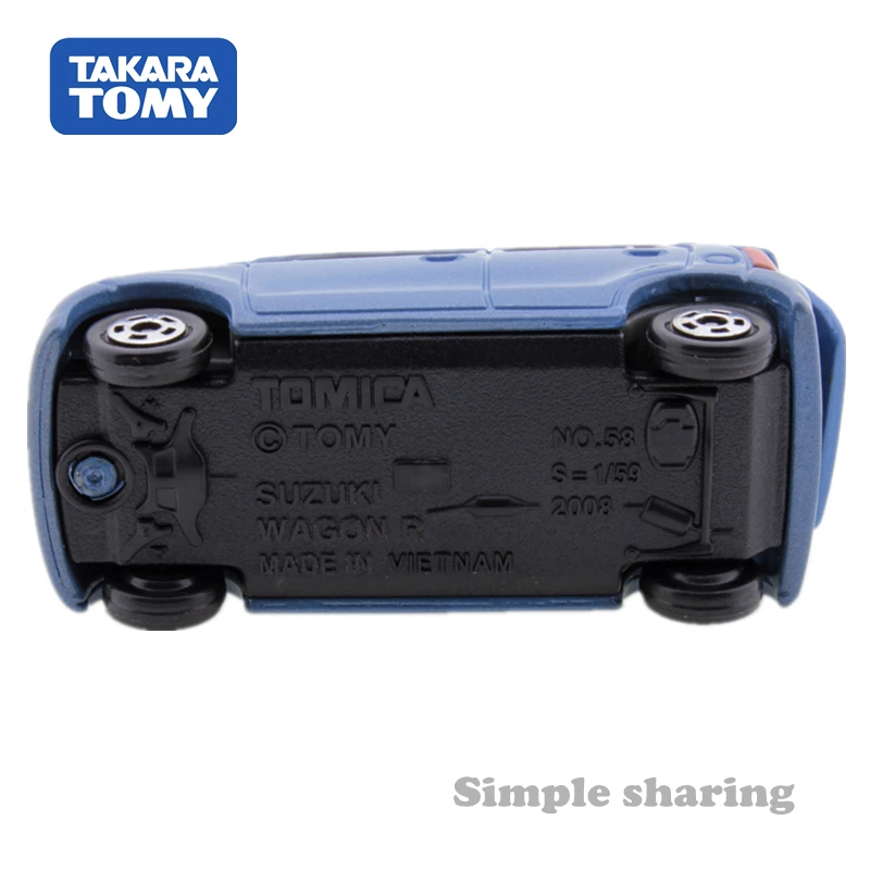 TAKARA tomy tomica NO.58 suzuki wagon r модель комплект Горячая миниатюрные детские игрушки поп