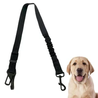 two three head dog car seat belt travel pet vehicle reflective belts dog car leash elastic pet seatbelt for small large dogs