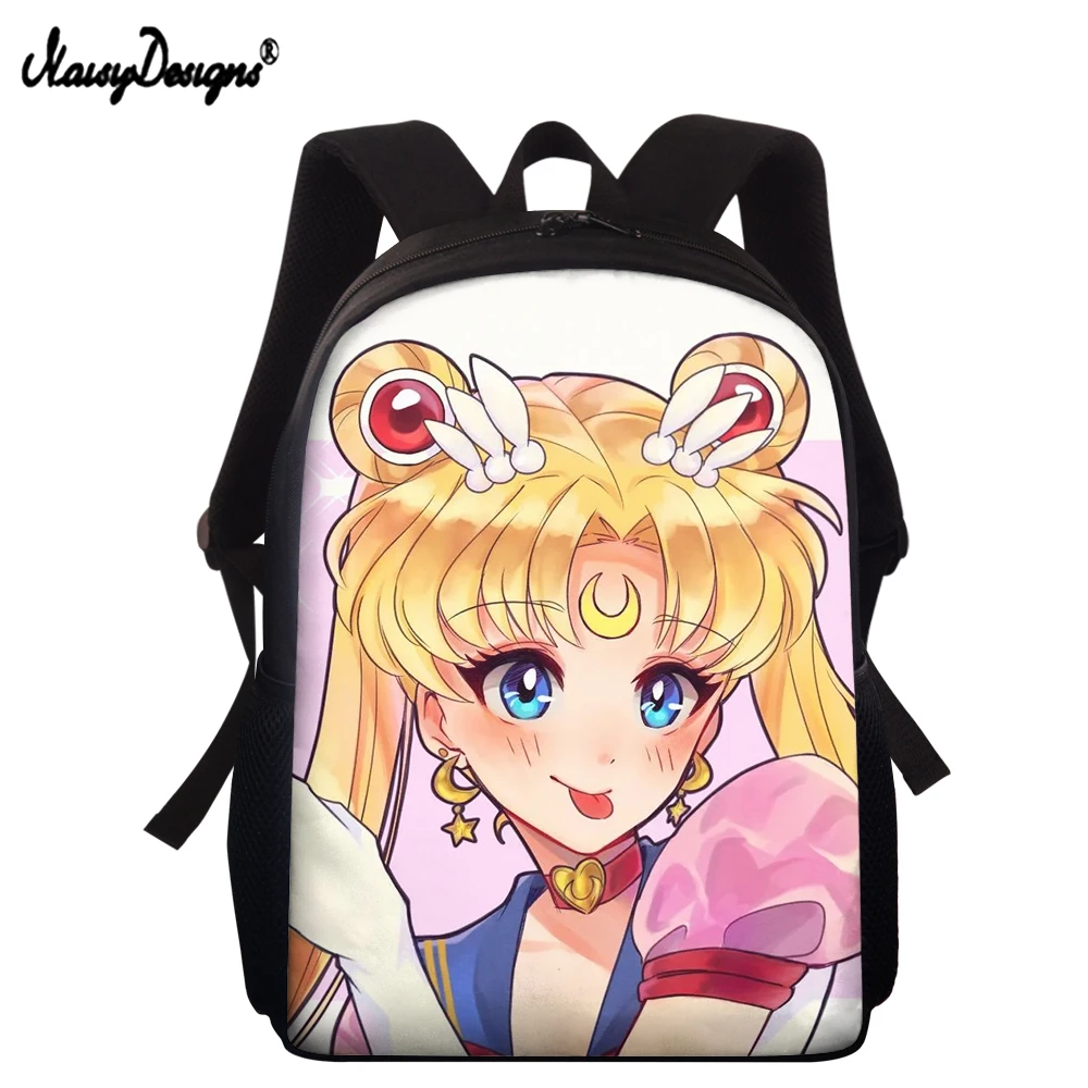 

NOISYDESIGNS Fashion Cute Anime Print School Bags for Teenage Girls Pink Student Schoolbag Child Bookbag Kids Backpacks Mochila